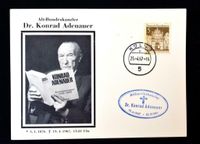 Postkarte Adenauer Todestag 1967 Sonderstempel ungelaufen Köln Aachen - Kornelimünster/Walheim Vorschau