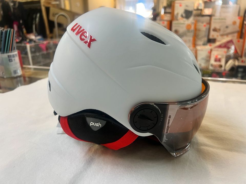 Uvex jun.vis.pro white-red mat in Winsen (Luhe)