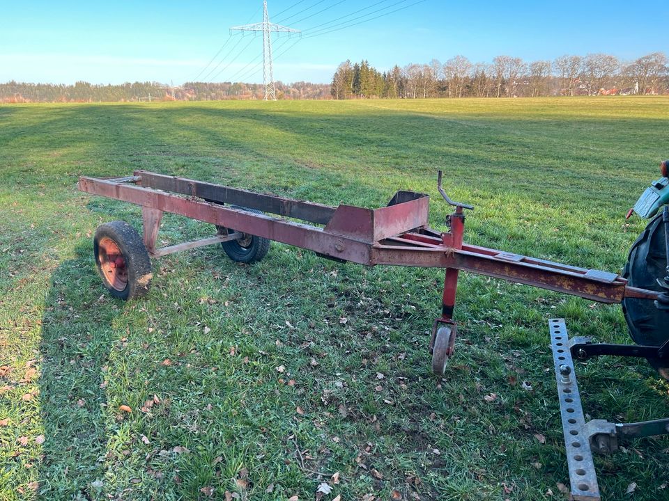 Ladewagen Anhänger Fahrgestell Heuma Schwader Heuwender Kipper in Gauting