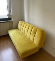 Sofa / Couch Samt mit Schlaffunktion Baden-Württemberg - Karlsruhe Vorschau