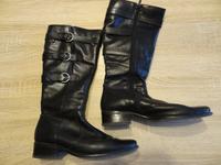 Stiefel schwarz Größe 4 bzw. ca. 37 Sachsen - Belgern Vorschau