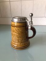 DDR Bierkrug mit Zinndeckel „Rennsteig „ Pankow - Weissensee Vorschau