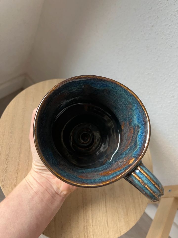 Keramiktasse handgemacht Schildkröte pottery Etsy einzigartig in Hattenhofen