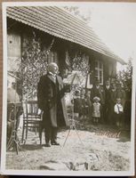 altes Foto Vintage Rede vor Publikum Redner mit Notenständer 1930 Brandenburg - Potsdam Vorschau