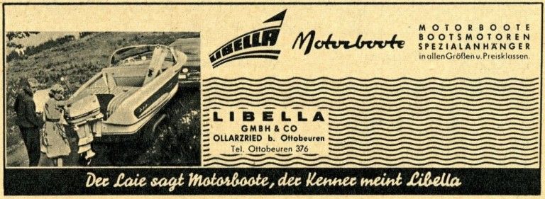 Oldtimer Libella Maus De-lux Motorboot von 1960 in München