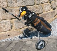 Golf- Trolley mit Schläger / Golf-Bag Bayern - Lautertal Vorschau