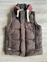 Superdry Daunen Weste Herren Größe L blau grau rot Winter Jacke Hessen - Biedenkopf Vorschau