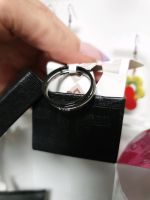 Neuer Unisex Doppelter Ring Chogan, silber/schwarz, Gr.22 Baden-Württemberg - Frankenhardt Vorschau