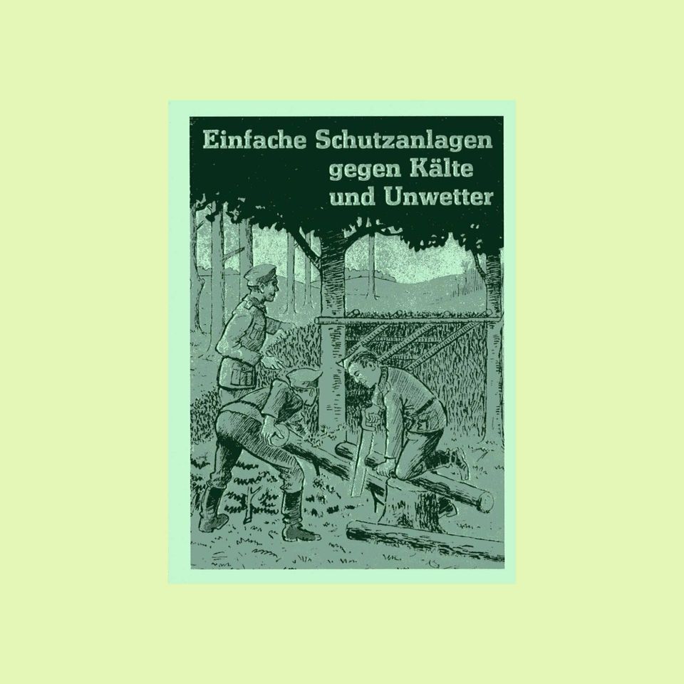 Schutzanlagen Unterstände Feldlager Soldat Prepper Survival 5€* in Obermarchtal