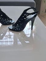 5th Avenue schicke Echtleder Sandale High Heels 38 sexy Bayern - Weidenbach Vorschau