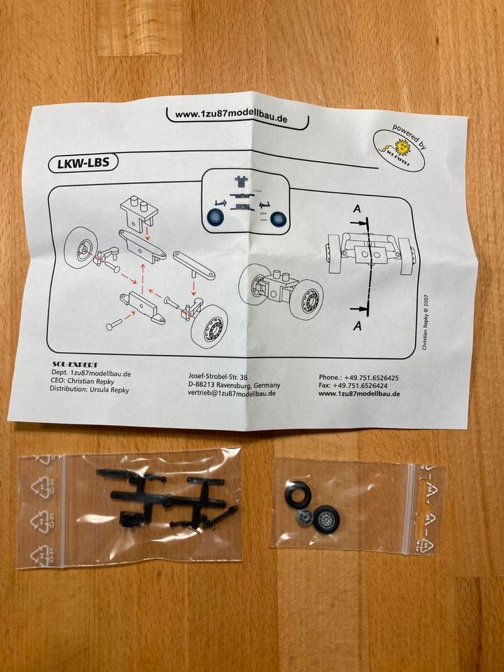 SOL-Expert - 40MHz Komplettset für 1:87 LKW – H0 - RC in Schutterwald