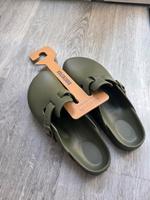 Birkenstock Boston Pantoletten Khaki Gr. 38 Essen - Bredeney Vorschau