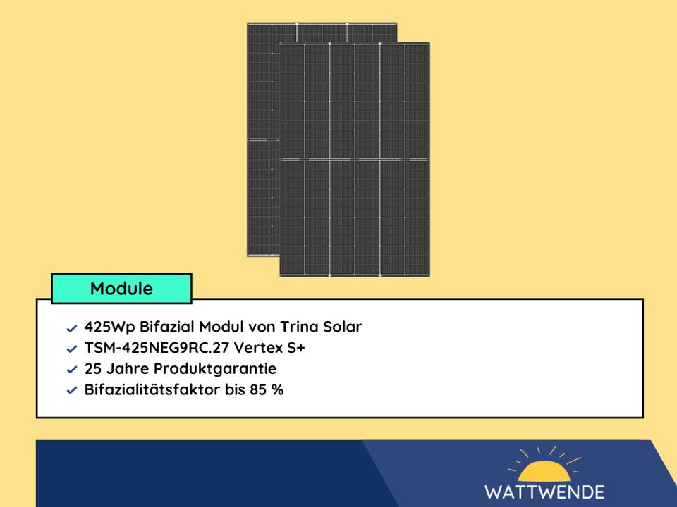 PV-Module | 425W | Bifazial | Trina Solar in Oldenburg