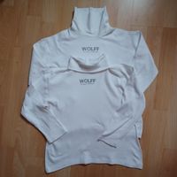 Pullover LA-Shirts Rollkragen weiß Gr. 128 Brandenburg - Welzow Vorschau