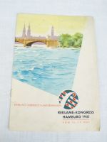 Broschüre Reklame - Konggress Hamburg 1951 vom 16-19 Mai Kreis Ostholstein - Bad Schwartau Vorschau