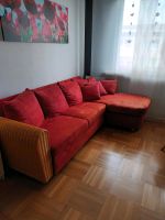Rattan ausziehbare Schlafcouch Sofa terrakotta-rot Dortmund - Aplerbeck Vorschau