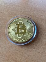 ₿ Bitcoin Fanartikel Münze in Gold zum Sammeln, Krypto-Währung, Ludwigslust - Landkreis - Zarrentin Vorschau