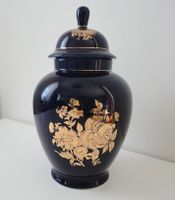Art Deco Vase mit Deckel Keramik cobaltblau Wandsbek - Hamburg Tonndorf Vorschau