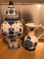 Original Delfter Blau: Krug mit Deckel und Vase Niedersachsen - Georgsmarienhütte Vorschau