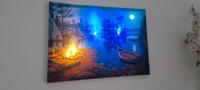 Wandbild ((Neu )) auf Holzrahmen an. Mit Beleuchtung Baden-Württemberg - Nagold Vorschau