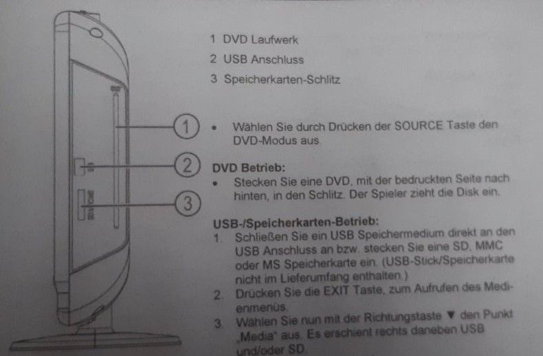 +++AEG TV CTV 4946 LCD/DVD - HDMI+ FB+++ in Ostrhauderfehn