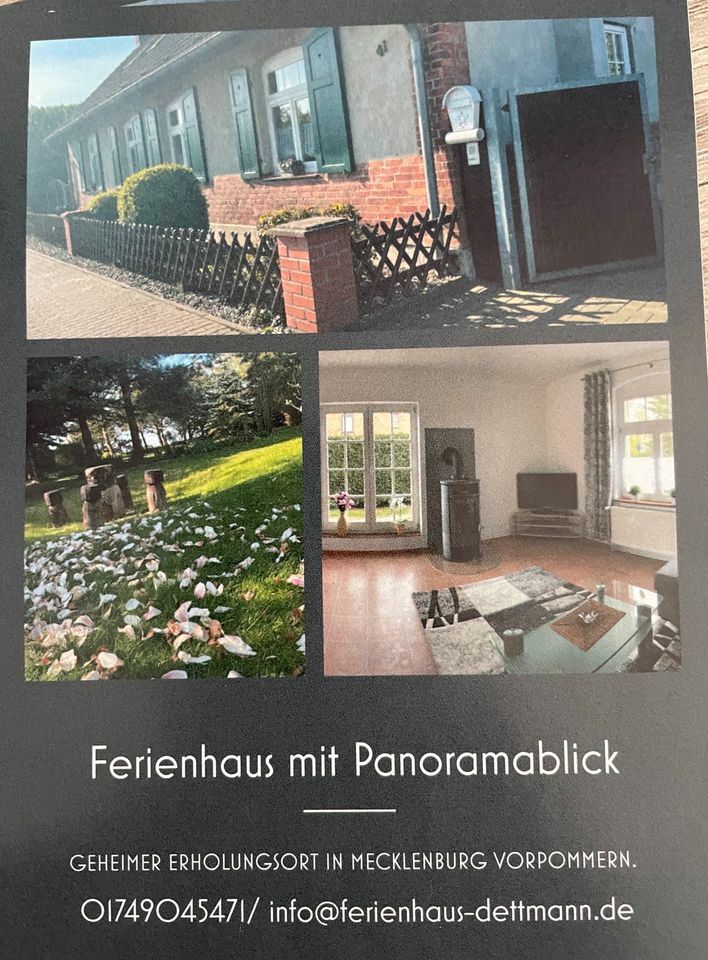 Ferienhaus mecklenburgische Seenplatte 2-6 Personen in Stavenhagen
