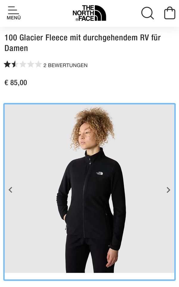 The North Face Damen Fleece Pullover Schwarz/XL NP85€ Neu&Etikett in Frankfurt am Main