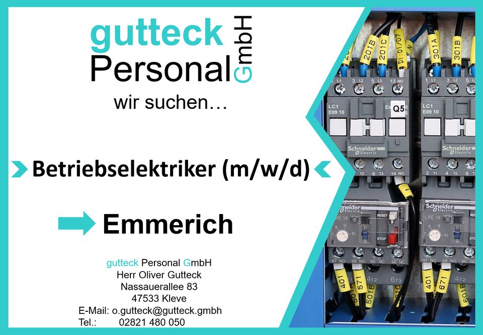 ❌GESUCHT:❌ Betriebselektroniker (m/w/d) ►Emmerich◄ in Emmerich am Rhein