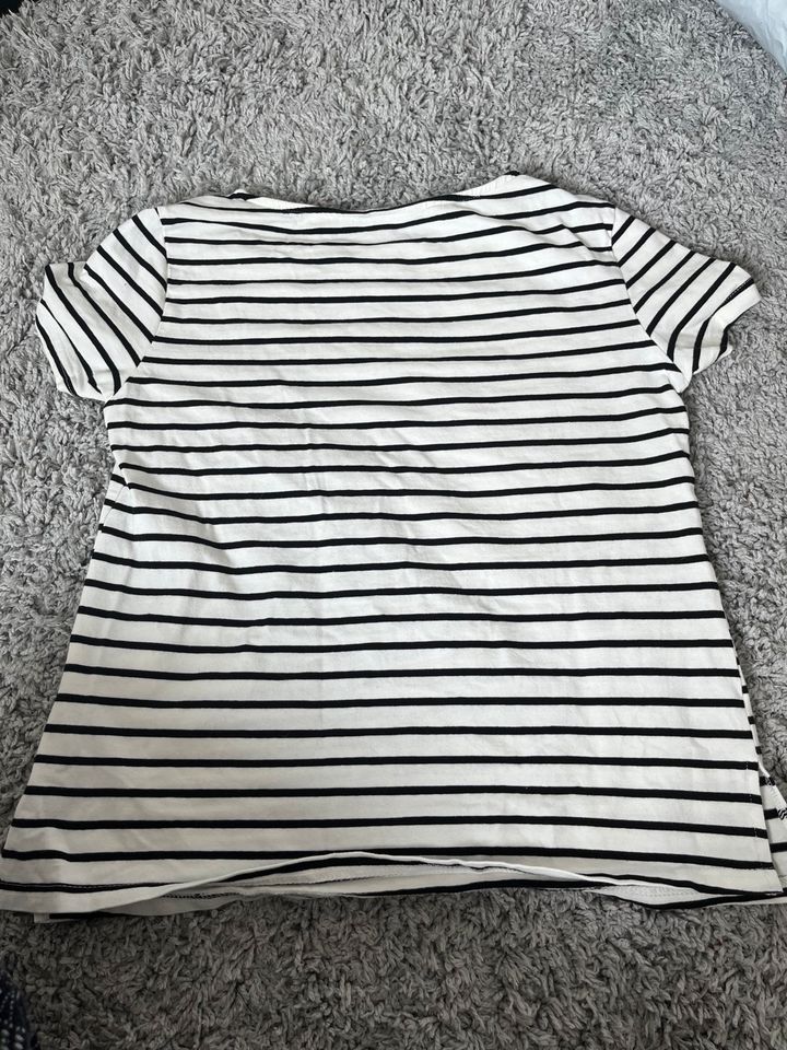 T-Shirt Damen XS schwarz weiß gestreift in Osnabrück
