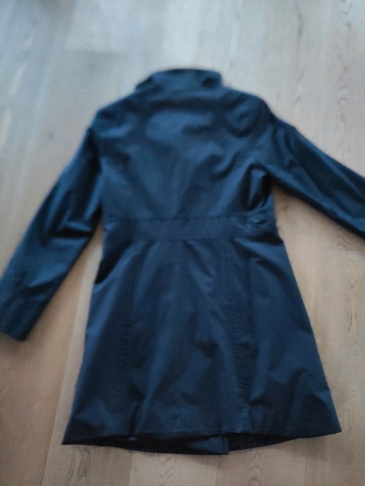 Marie Lund Mantel Trenchcoat dunkelblau Gr 38 in Lohmar