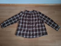 Bluse Mange Kariert braun Gr. XL Longsleeve Bayern - Pastetten Vorschau