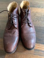 Hudson Leder ❤️ Desert Boots Gr 42 braun used look Topzustand Frankfurt am Main - Bockenheim Vorschau