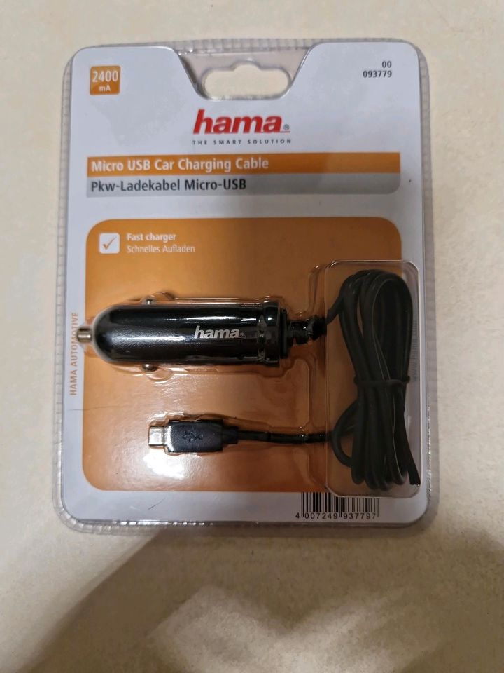 Hama PKW- Ladekabel Micro- USB Neu in Nürnberg (Mittelfr)