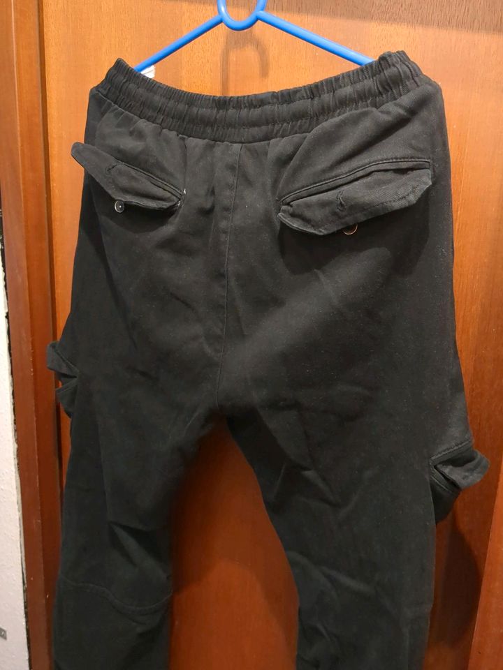 Alessandro Salvarini Herren Cargo Hose  Schwarz W34 L34 in Mainz