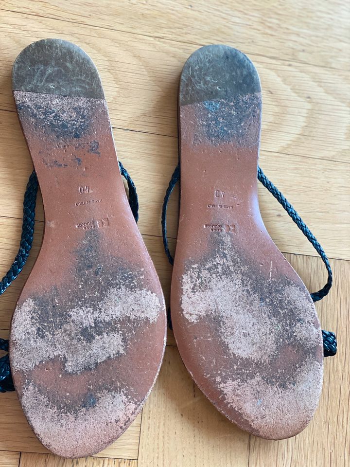 Boss Orange, flache Sandalen, 40, schwarz, neuwertig in Berlin