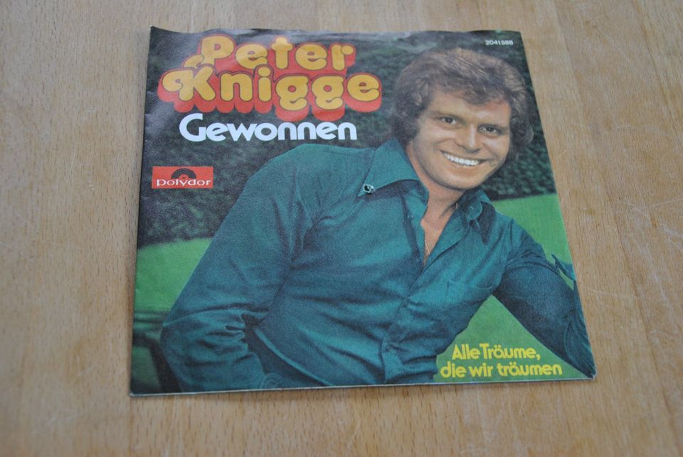 Single Peter Knigge Gewonnen Polydor 2041 588 Vinyl in Lütjenburg