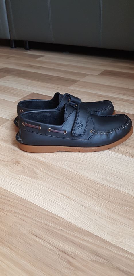 Gallucci Bootsschuhe Mokassins Slipper Gr.38 Leder, Blau Top in Velbert