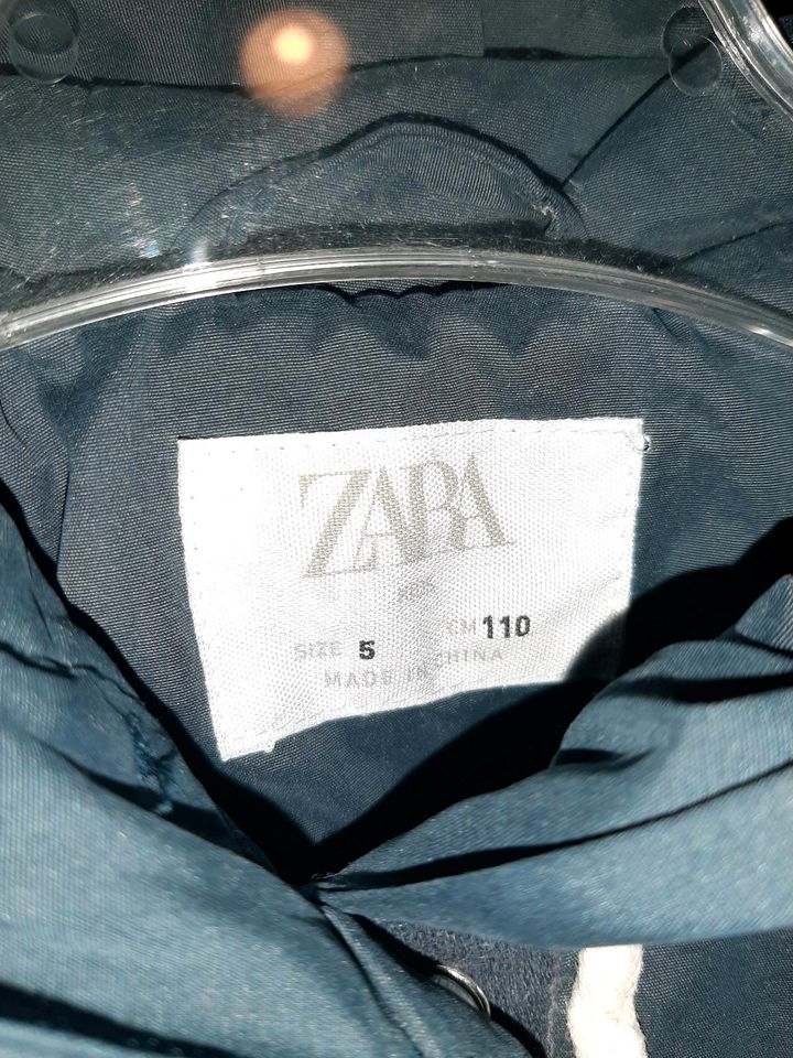 Jacke Übergangsjacke Zara 110 blau in Leopoldshöhe