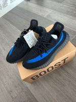 Yeezy Boost 350 V2 Cblack/Dazblu Gr. 38 2/3 neu Fullset Bayern - Windach Vorschau