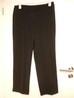 Stoffhose chic mit Nadelstreifen - Canda - Gr. 42 tiefschwarz Baden-Württemberg - Muggensturm Vorschau