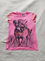 Benetton Mädchen T-Shirt Kleid Gr 116 122 Tiger Sommer lang baumw Berlin - Reinickendorf Vorschau