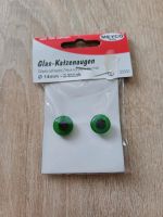 Katzenaugen Glasaugen Augen grün 14mm 2er Pack neu OVP Hessen - Grünberg Vorschau