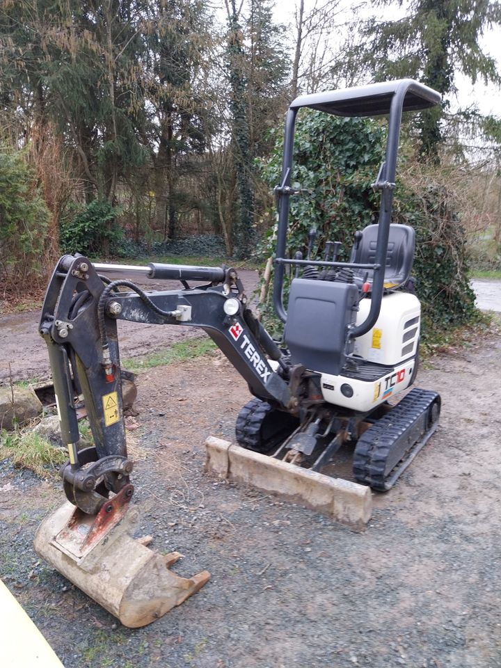 Terex TC 10 Hydraulik- Minibagger  incl. Mwst in Lahnau