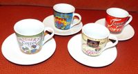 4er Set Espresso- /Mokka-Tassen Tassen Geschirr Hessen - Florstadt Vorschau