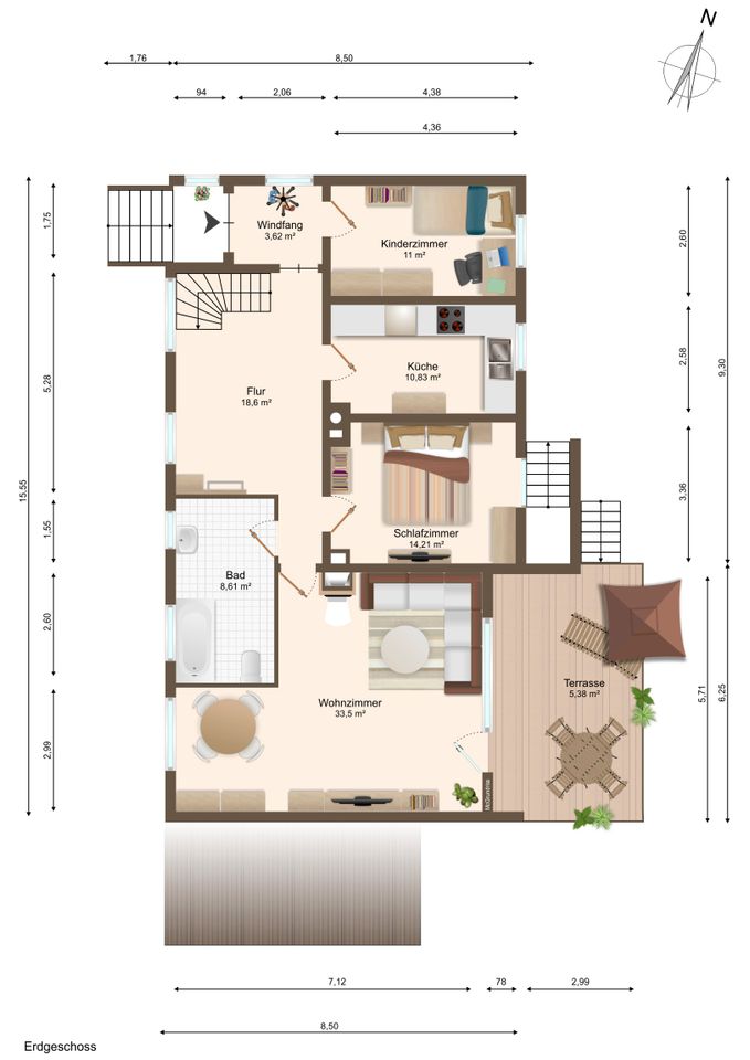 Großes Einfamilienhaus mit Einliegerwohnung - Idylle pur im Waldgebiet ! in Menz (Magdeburg)