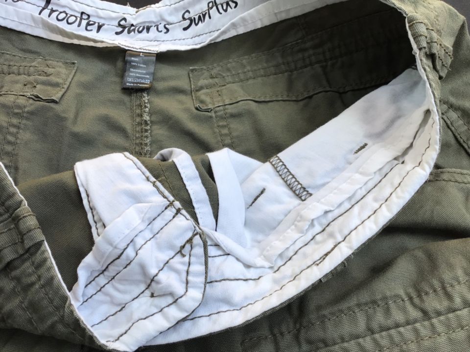 Kurze Hosen, Shorts, Gr. 46, XXXL, oliv & anthrazit, neuwertig in Altrip