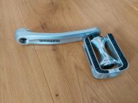 Linke Kurbel Tretkurbel Shimano Aluminium 170 mm mit Pedal Hessen - Egelsbach Vorschau