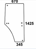 Türscheibe rechts - John Deere L169103, L77648 Hessen - Wetter (Hessen) Vorschau