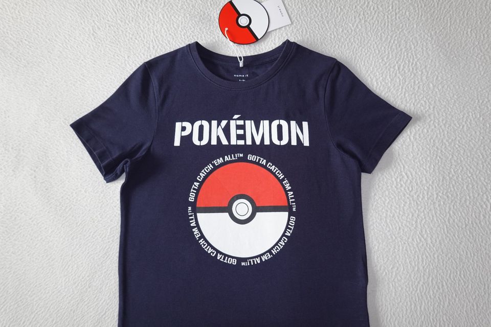 !!! NEU !!! Gr. 134/140 name it T-Shirt POKEMON blau Poke-Ball in Rostock