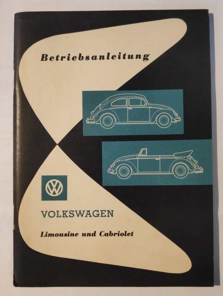 VW Käfer Original Betriebsanleitung 1961 in Bad Lippspringe